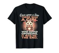 Lindo Kawaii Opossum Lover Girl Retro Corazón Animal Dulce Camiseta