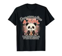 Lindo Kawaii Panda Boba Amante del Té Burbuja Leche Ch Camiseta