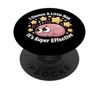 Lindo Kawaii Siesta Cita I Choose Sleep Super eficaz Divertido PopSockets PopGrip Adhesivo