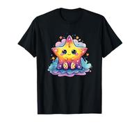 Lindo Kawaii Star Rainbow Galaxy Pastel Dreams Camiseta