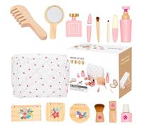 Lindo Kit De Falso - Juego De Juguetes Para El , Juego De Juguetes De Madera Y Peluquería De Peluquería, Juguetes De Estilismo Del Cabello Para La Educación | Juegos De Ruo