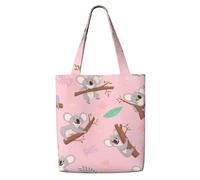 Lindo koala australiano salvaje，Bolsas de supermercado reutilizables, bolsas de compras, bolsas de lona de gran capacidad, bolso de hombro
