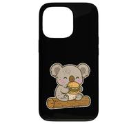 Lindo Koala Burger Snack Dibujos Anim Carcasa para iPhone 13 Pro