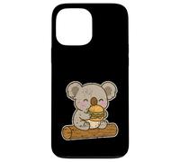 Lindo Koala Burger Snack Dibujos Anim Carcasa para iPhone 13 Pro MAX