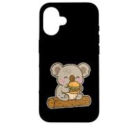 Lindo Koala Burger Snack Dibujos Anim Carcasa para iPhone 16