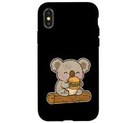 Lindo Koala Burger Snack Dibujos Anim Carcasa para iPhone X/XS