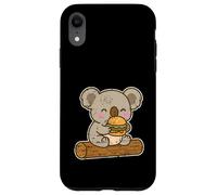 Lindo Koala Burger Snack Dibujos Anim Carcasa para iPhone XR