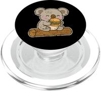 Lindo Koala Burger Snack Dibujos Anim PopSockets PopGrip para MagSafe