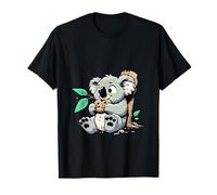 Lindo Koala Cookie Lover Divertido Animal Ilustración Ropa Casual Camiseta