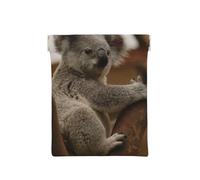 Lindo Koala en el árbol, Squeeze Top Wallet Bolsa de Almacenamiento para Mujer Monedero pequeño Bolsa de Cambio