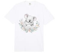 Lindo Koala Floral Kawaii Australia Fauna Animal Comfort Colors Adult Heavyweight T-Shirt