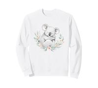 Lindo Koala Floral Kawaii Australia Fauna Animal Sudadera