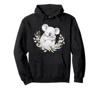 Lindo Koala Floral Kawaii Australia Fauna Animal Sudadera con Capucha