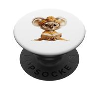 Lindo Koala Libro de Lectura para la Cabeza PopSockets PopGrip Adhesivo