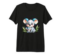 Lindo Koala mamá y bebé Animal ilustración Camiseta Premium