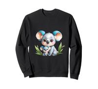 Lindo Koala mamá y bebé Animal ilustración Sudadera