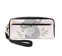 Lindo Koala mamá y bebé, Bolsa de Maquillaje Bolsa de cosméticos Bolsa de Aseo de Viaje portátil Estuche de Cuero para Mujeres y niñas