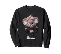 Lindo Koala Oso Rosa Gafas Signo de Paz Kawaii Animal mamá Sudadera