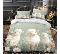 Lindo koala sosteniendo una rama Funda de Edredón Suave 3 Piezas Estampado 3D Cierre de con Fundas de Almohada Transpirable Animal de dibujos animados Funda Edredon for jóvenes Double（200x200cm）