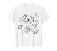 Lindo Koala Space Explorer Cosmic Planet Adventure Camiseta