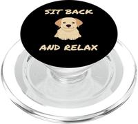 Lindo Labrador Sit Back and Relax PopSockets PopGrip para MagSafe