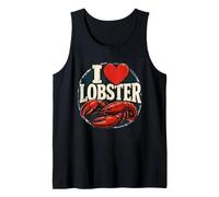 Lindo Langosta Playa Costera Mariscos Humor Maine Nautica Camiseta sin Mangas