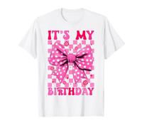 Lindo Lazo de Coqueta Groovy It's My Birthday para niñas, Mujeres y niños Camiseta