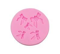 Lindo lazo, molde de caramelo, molde de silicona para fondant, molde de chocolate para hacer pasteles, cupcakes, arcos