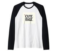 Lindo Lema de Rabia para niños y niñas Camiseta Manga Raglan