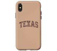 Lindo Leopardo de Texas Cowgirl Sur Country Girl Carcasa para iPhone X/XS