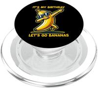 Lindo Let's Go Bananas It's My Birthday para niños Divertidos PopSockets PopGrip para MagSafe