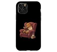 Lindo Libro de Lectura Capybara Relax Nerd Introvertido Carcasa para iPhone 11 Pro