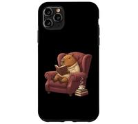 Lindo Libro de Lectura Capybara Relax Nerd Introvertido Carcasa para iPhone 11 Pro MAX