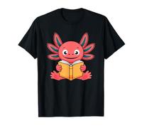 Lindo Libro de Lectura de ajolote de Dibujos Animados diseño de educación Escolar Camiseta
