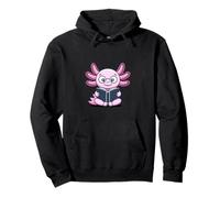 Lindo Libro de Lectura de ajolote Divertido de Dibujos Animados Sudadera con Capucha