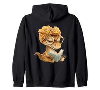 Lindo Libro de Lectura de Dinosaurios Sudadera con Capucha