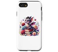 Lindo libro floral para niñas con diseño de dragón Cottagecore Carcasa para iPhone SE (2020) / 7 / 8