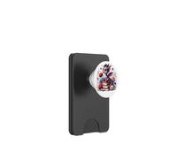 Lindo libro floral para niñas con diseño de dragón Cottagecore PopSockets PopWallet para MagSafe