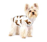 Lindo - Linda Ardilla,Camiseta de algodón sin Mangas para Mascotas, Chaleco Transpirable, Suave y elástico para Cachorros,M