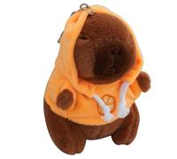 Lindo llavero de felpa de capibara,Llavero de felpa de capibara | Juguetes de llavero de animales de peluche,Accesorio para mochila, muñecos de peluche, juguete de animales, colgante de muñeca para ni