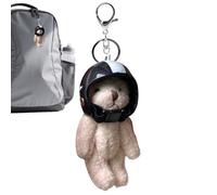 Lindo llavero de oso - de bolso de felpa, llavero de animales rellenos | Adorable accesorio colgante de, mini figurita de oso blando, para bolso mochila billetera de la billete