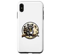 Lindo Mapache Comiendo Fideos Divertidos para Mujeres, Hombres y niños Carcasa para iPhone XS MAX