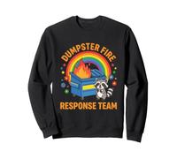 Lindo Mapache del Equipo de Respuesta a Incendios de Dumpster Sudadera