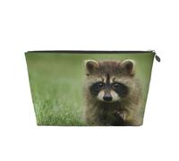 Lindo Mapache Estampado a la Moda., Bolsa de artículos de tocador Bolsa de Maquillaje Bolsa de cosméticos Bolsa de artículos de tocador de Viaje portátil