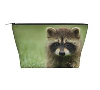 Lindo Mapache Estampado a la Moda., Bolsa de artículos de tocador Bolsa de Maquillaje Bolsa de cosméticos Bolsa de artículos de tocador de Viaje portátil