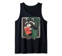 Lindo Mapache Lee Cómo Manipular A Los Humanos Arte Camiseta sin Mangas