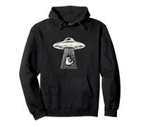 Lindo Mapache secuestrado por OVNI Alien Sudadera con Capucha