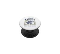 Lindo Me pregunto si Las Ranas piensan en mí también Anfibio PopSockets PopGrip Adhesivo