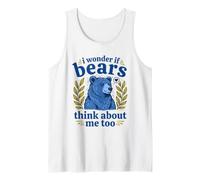 Lindo, me pregunto si los Osos también piensan en mí, Forest Bear Camiseta sin Mangas
