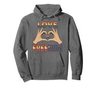 Lindo mes del orgullo LGBTQ - El amor es libertad Igualdad Orgullo LGBT Sudadera con Capucha